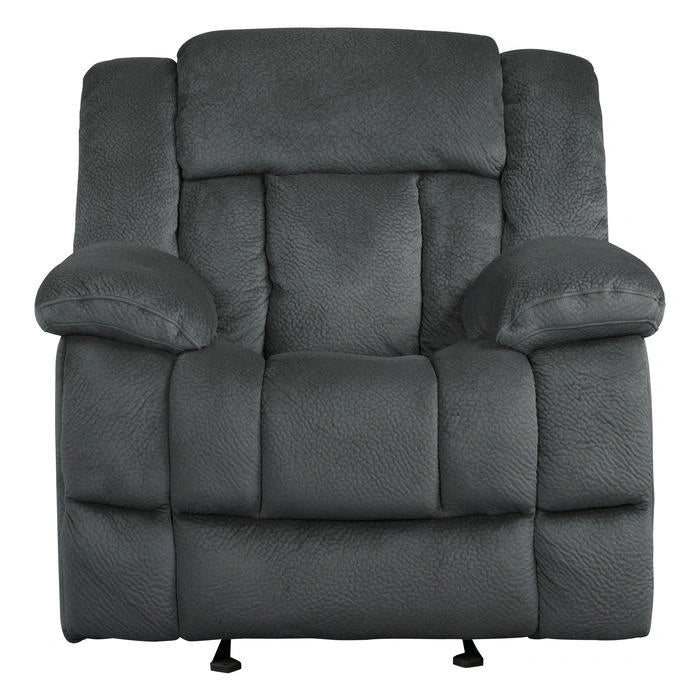 Laurelton Glider Reclining Chair in Charcoal 9636CC-1