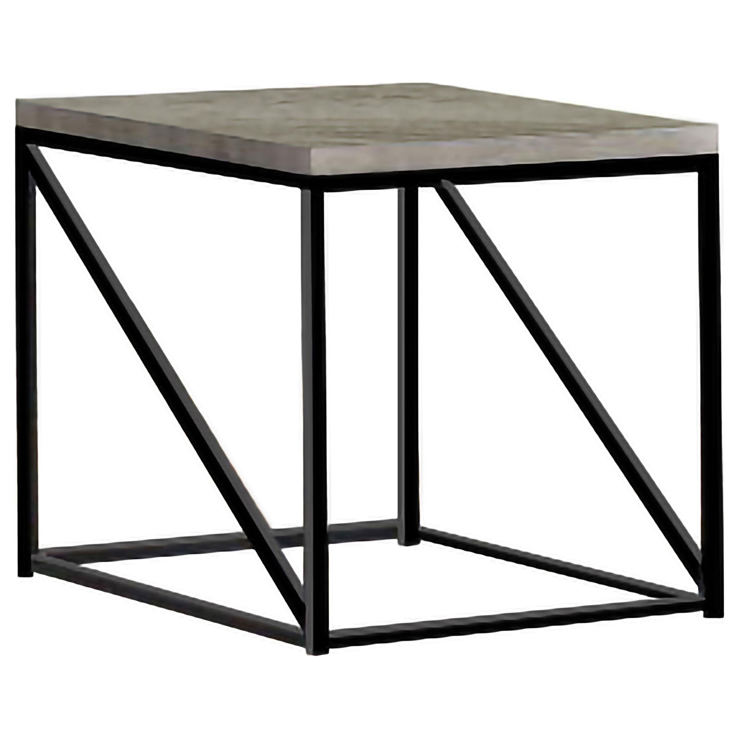 Birdie Square End Table Sonoma Grey image