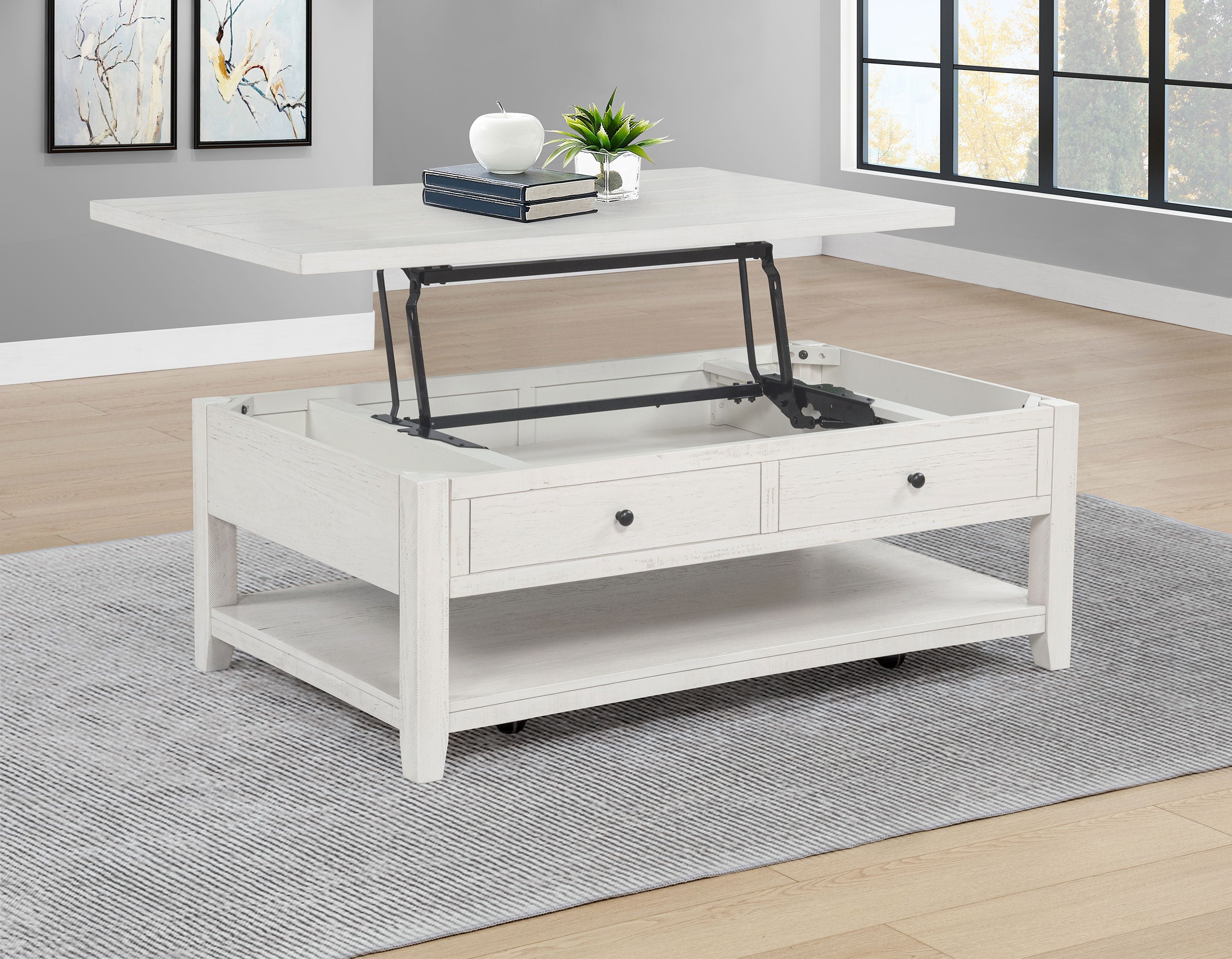 Payne Mobile Lift-Top Coffee Table