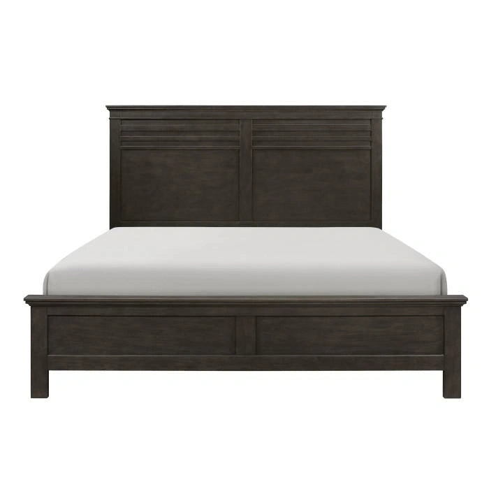 Blaire Farm Full Panel Bed in Saddle Brown Wood 1675F-1*