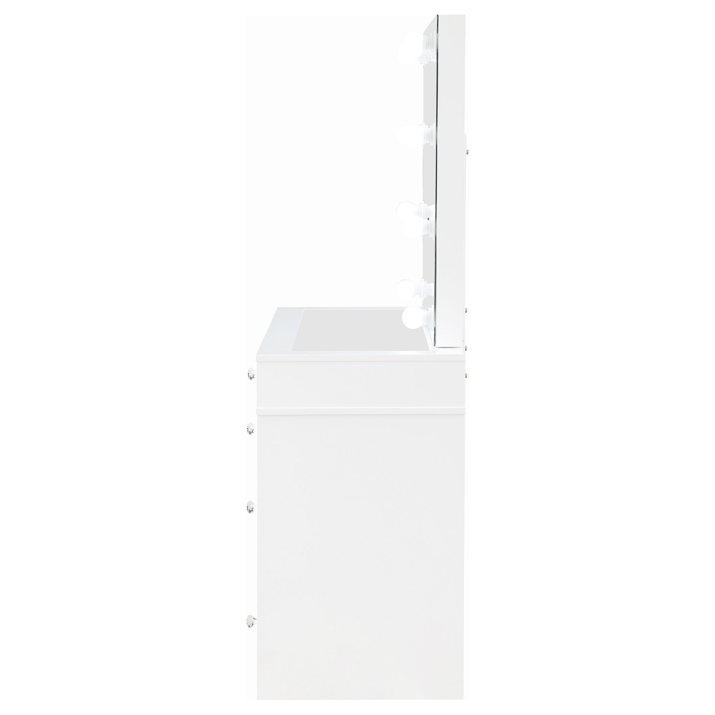 Regina Makeup Vanity Table with LED Mirror and Stool