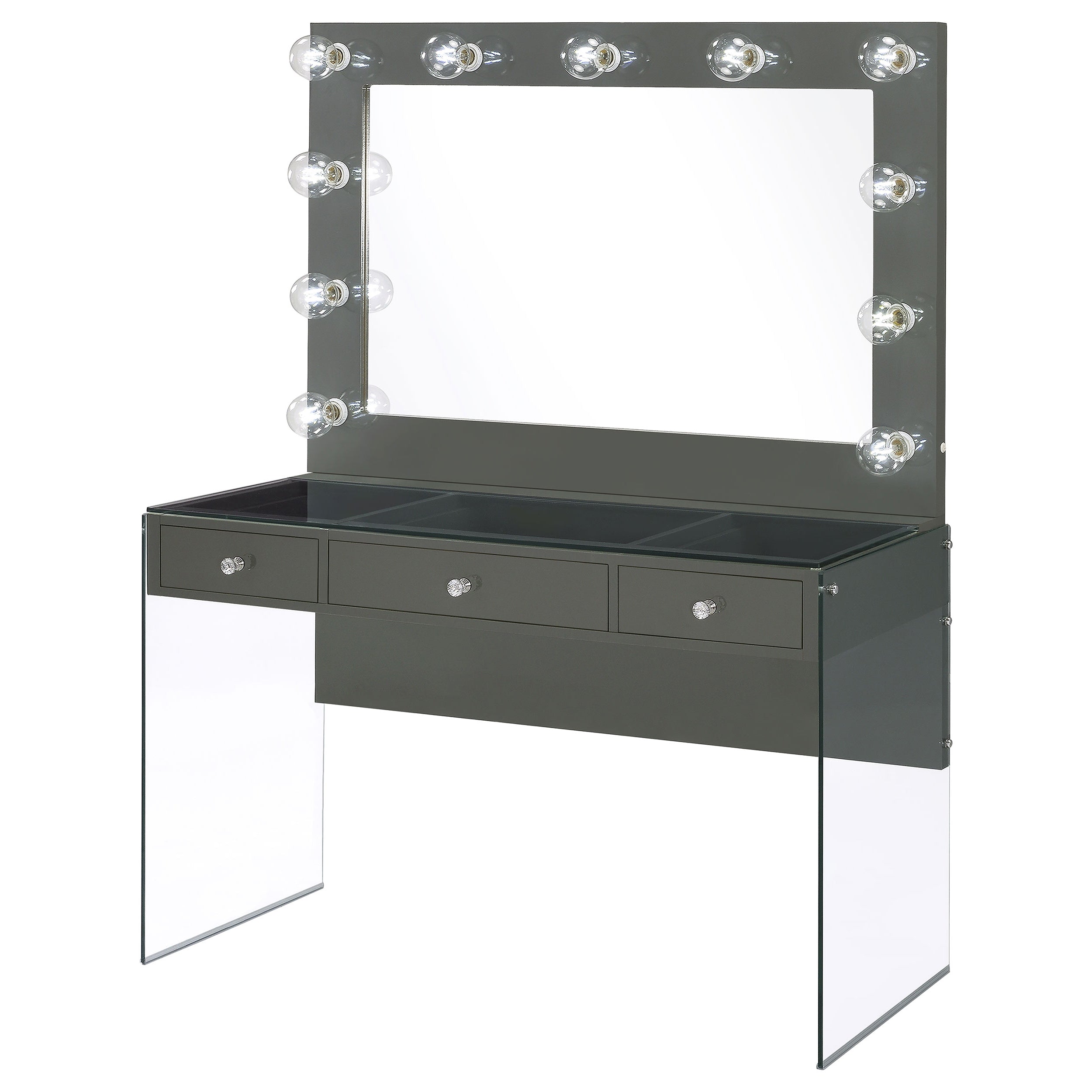 Afshan Makeup Vanity Table with LED Mirror