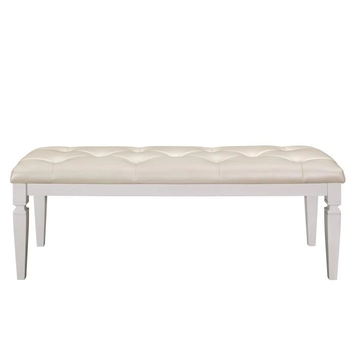 Allura Bed Bench in White 1916W-FBH