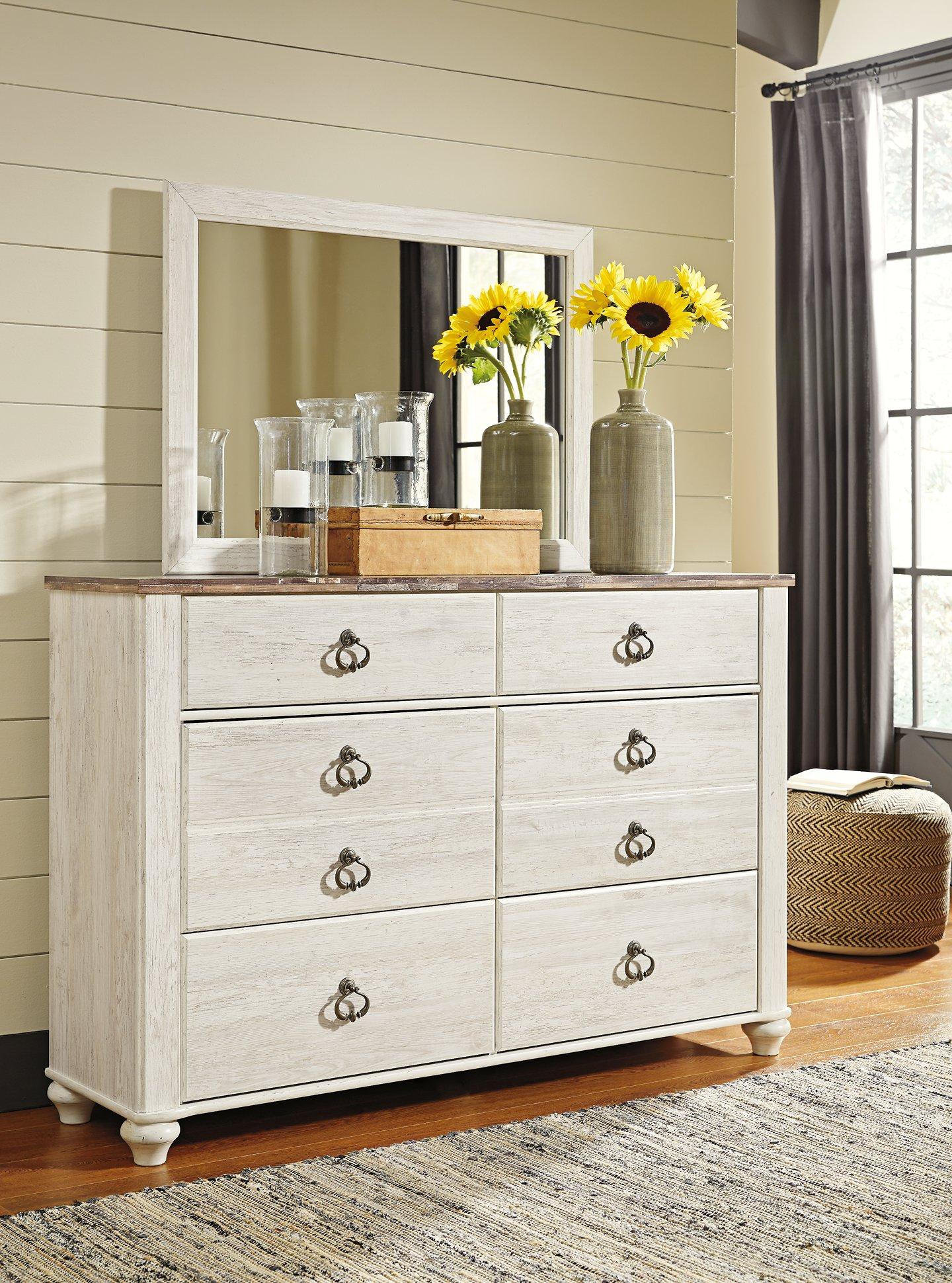 Willowton Dresser and Mirror