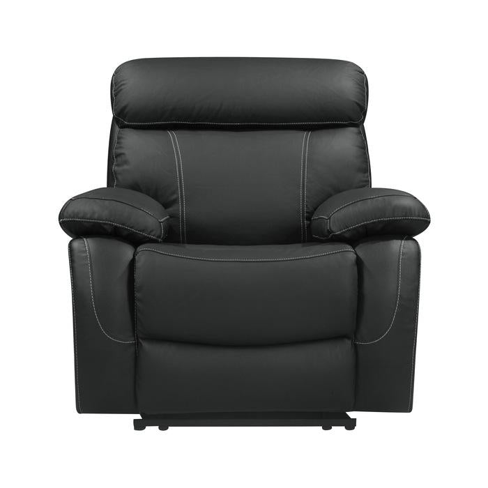 Pendu Reclining Chair in Black 8326BLK-1 image