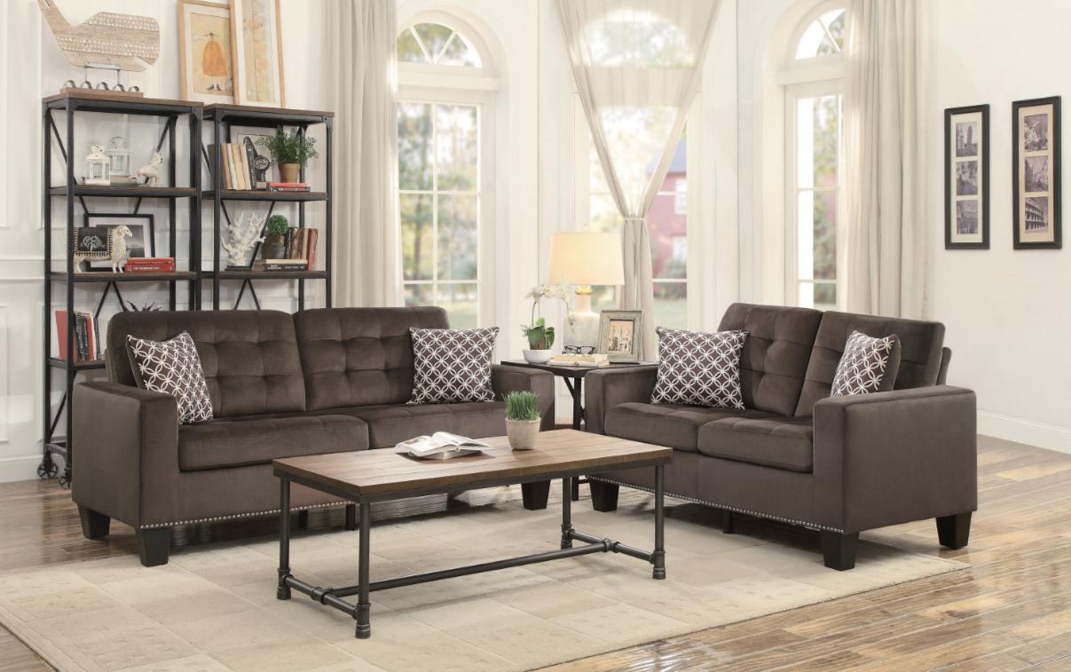 Lantana Sofa in Chocolate 9957CH-3