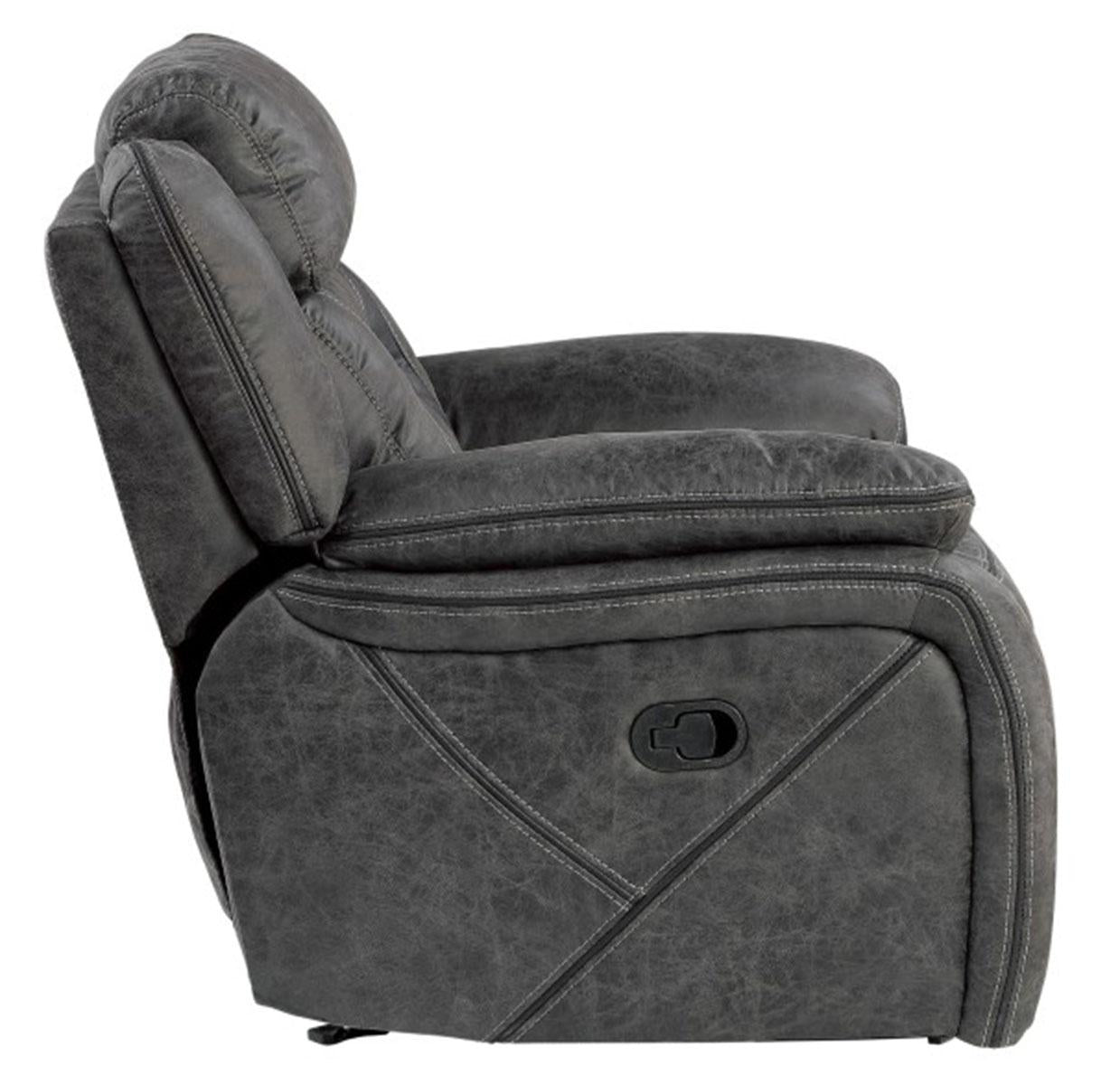 Madrona Hill Glider Reclining Chair in Gray 9989GY-1