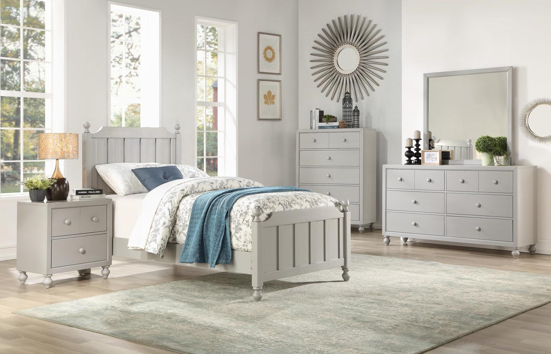 Wellsummer 6 Drawer Dresser in Gray 1803GY-5