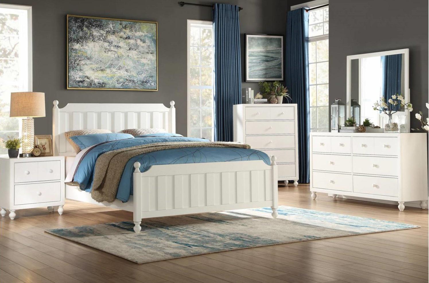 Wellsummer 6 Drawer Dresser in White 1803W-5