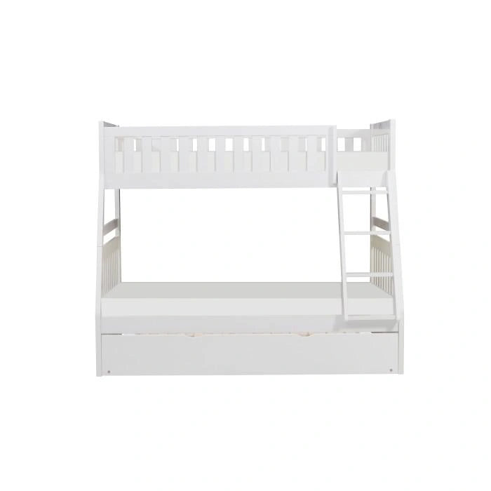 Galen Twin/Full Bunk Bed w/ Twin Trundle in White B2053TFW-1*R