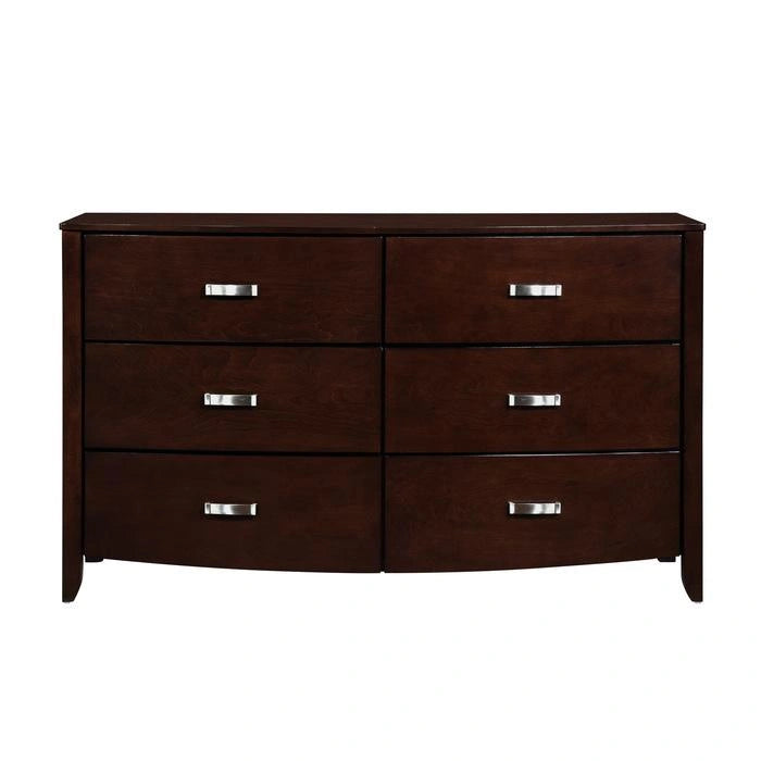 Lyric 6 Drawer Dresser in Dark Espresso 1737NC-5