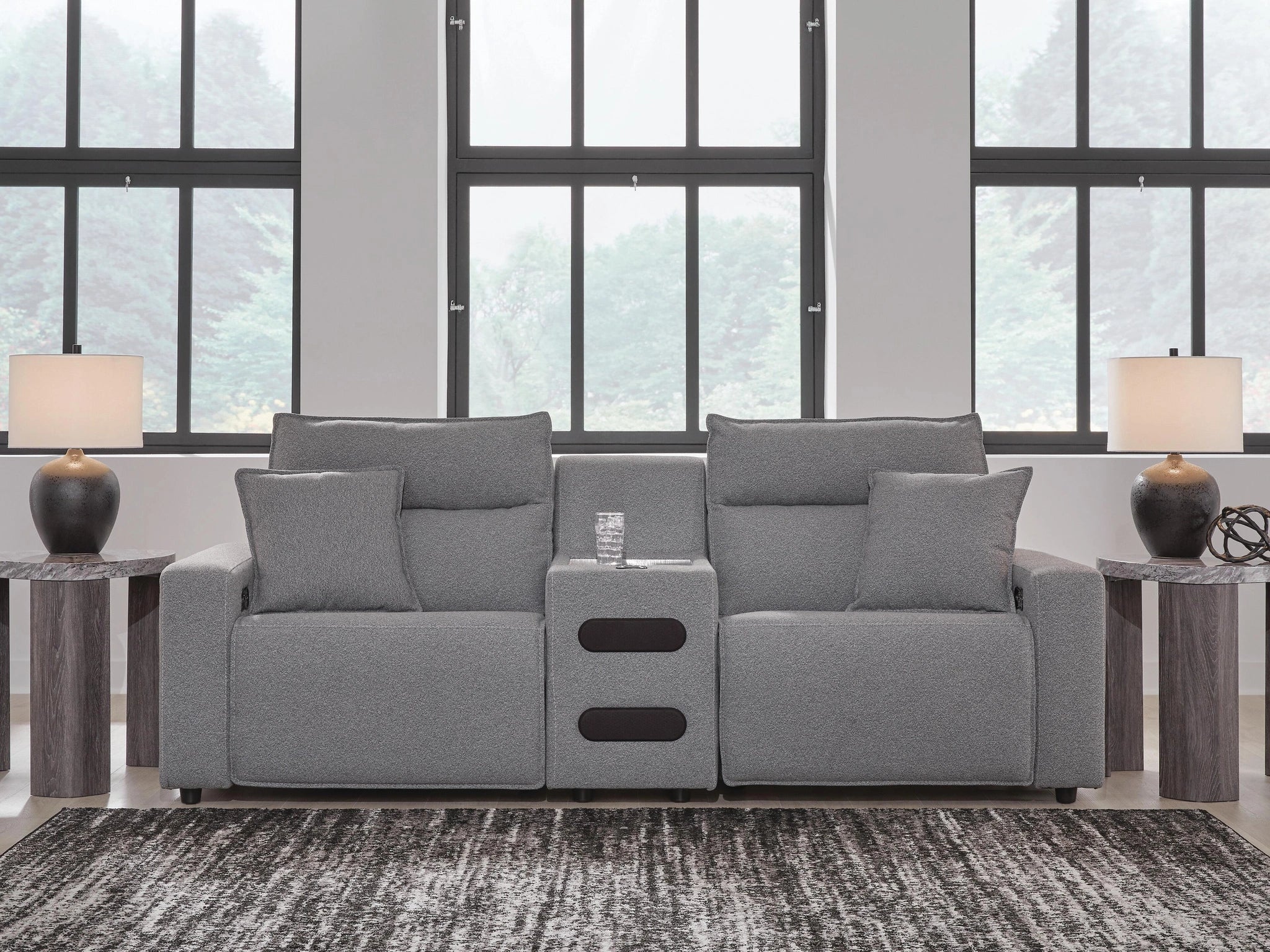 Modmax II Power Reclining Sectional with Audio Console