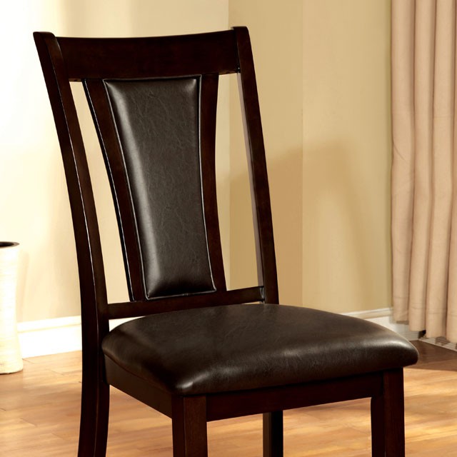 BRENT Dark Cherry/Espresso Side Chair (2/CTN) image