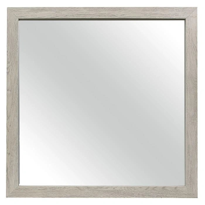 Quinby Mirror in Light Brown 1525-6