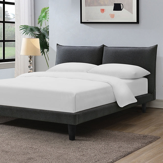 Verwood E.King, Full, & Queen Bed Gray & Light Gray